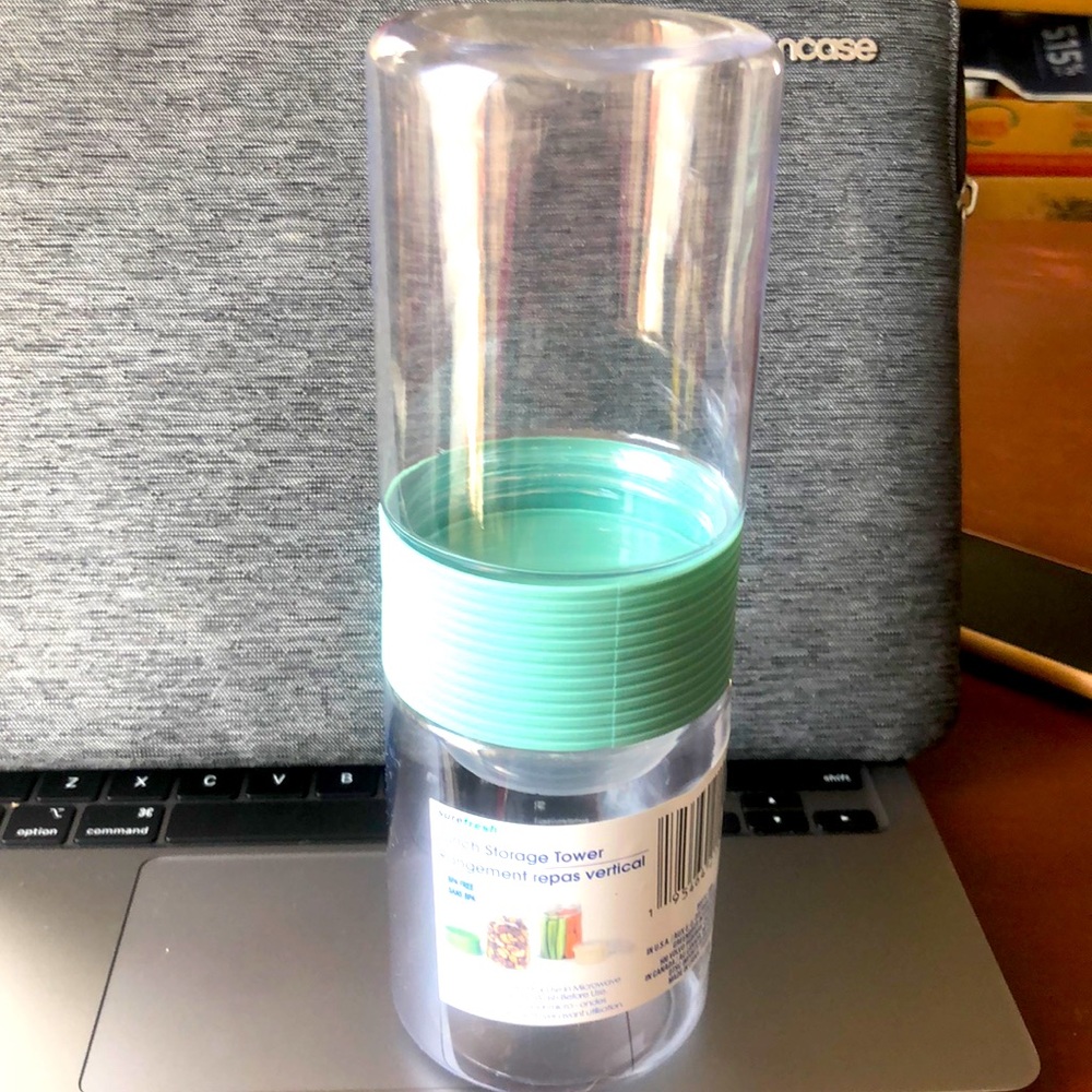 Lunch storage tower :You can store any thing nuts,Spices,teas,Smoothy, soups